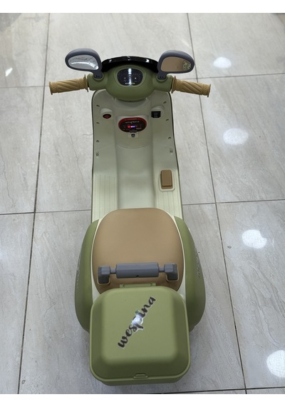 Akülü Motor 0-4 Yaş Yeşil