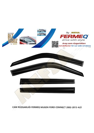 Cam Rüzgarlığı Fermeq Mugen Ford Connect 2002-2013 4lü