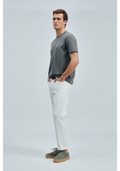 Lufian Thınk Modern Grafik T- Shirt Koyu Yeşil Koyu Yeşil 111020240100610 Koyu Yeşil