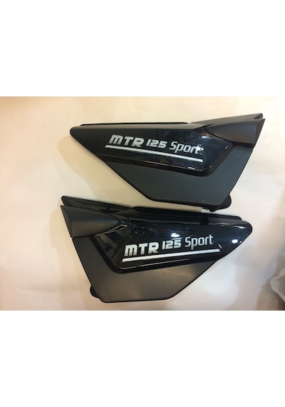 Motoran Mtr 125 -Kanuni Breton S 125 Uyum Yan Kapak Takımı Siyah