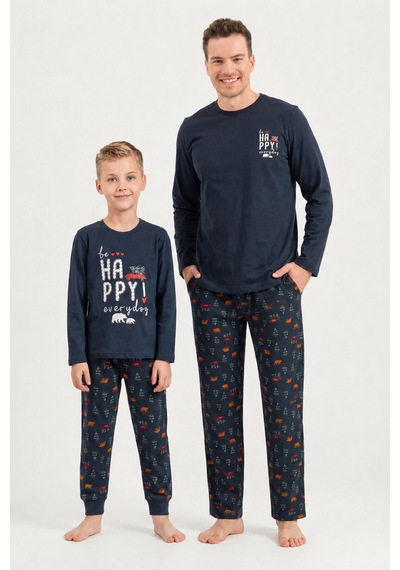 Rolypoly Be Happy Everyday Baba Oğul Lacivert Uzun Kol Pijama Takım Rp3933-a-v1 Rp3933-a-v1 Rolypoly Be Happy Everyday Baba Oğul Lacivert Uzun Kol Pijama Takım Rp3933-a-v1 Rp3933-a-v1