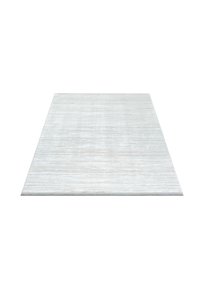 Bambum Soft 1002 Gri Düz Desen Modern Bambu Saten Kaymaz Taban Yıkanabilir Salon Mutfak Halısı Gri - Beyaz