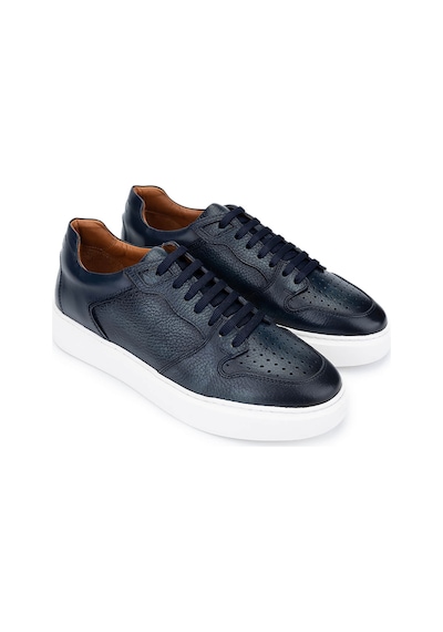 Tamer Tanca Erkek Hakiki Deri Lacivert Sneakers & Spor Ayakkabı 1093 054 Erk Ayk Y25 Lacı Alk Lacivert