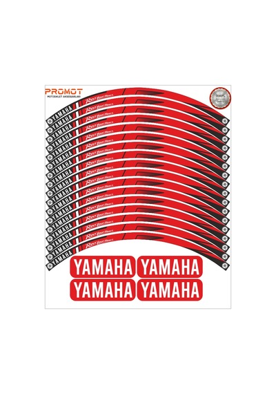 Motosiklet Jant Şeridi Yamaha Uyumlu 4 Nötr