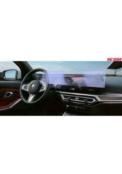 Bmw 320i Gösterge Panel Ve Bilgi Ekran Uyumlu Mat Ekran Koruyucu
