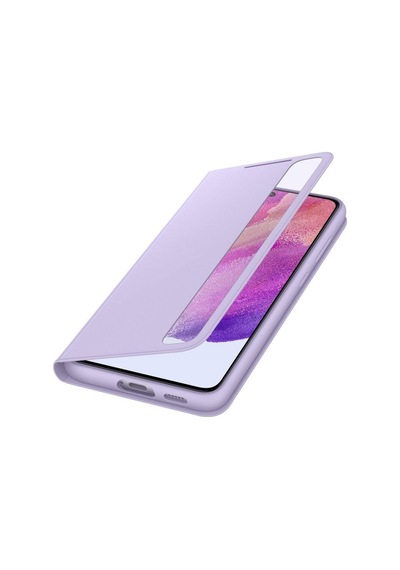 Galaxy S21 Fe İle Uyumlu Smart Clear View Kılıf-mor Ef-zg990cvegtr