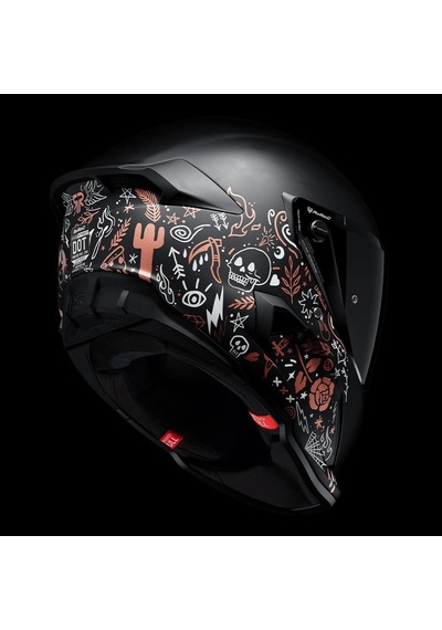 Ruroc At4.0 Street Inkwell Kapalı Kask Mat Siyah