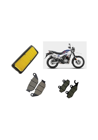 Hero X-pluse 200 4v Cross Bakım Seti Ön-arka Balata Ve Hava Filtresi 2023 Yılı Ve Sonrası