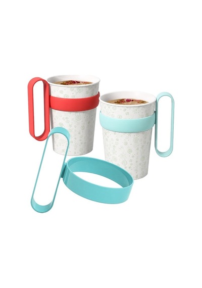 Sunup Sn-26941 Ergonomik Kulplu Plastik Ve Karton Bardak Tutucu Aparat