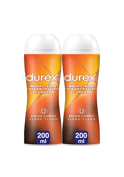 Durex Play 2si1 Arada Hassas Ylang Ylang Kayganlaştırıcı & Masaj Jeli 2 x 200 ML