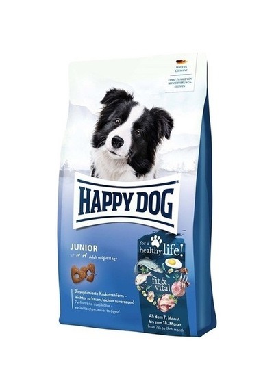 Happy Dog Fit & Vital Junior Kümes Hayvanlı Yavru Köpek Maması 4 KG