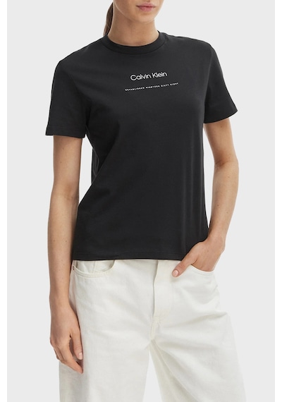 Calvin Klein Bayan T Shirt Lv047c811g Ub1 Siyah