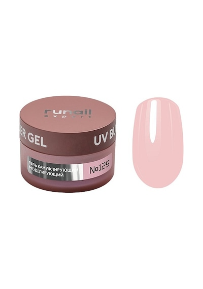 Runail Expert Protez Tırnak Jeli Uv Gel Nude Pembe Parıltı 15gr. 129