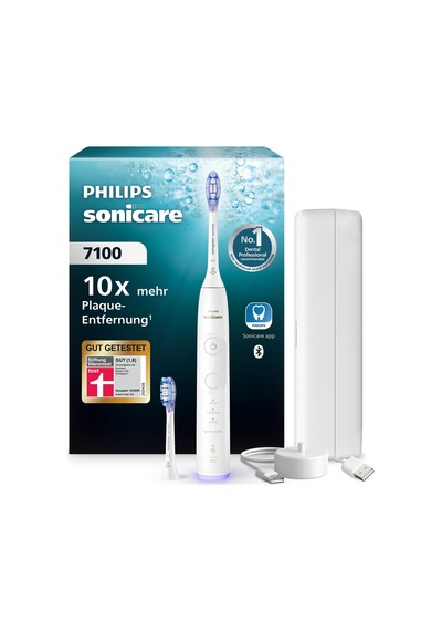 Philips Sonicare 7100 Elektrikli Diş Fırçası, Uygulamalı Sonic Diş Fırçası, 4 Fırçalama Modu Ve 3 Yoğunluk Seviyesi, Basınç Kontrolü, Easystart, Smartimer, Beyaz, Model Hx7420/02 Yeni Teknoloji Philips Sonicare 7100 Elektrikli Diş Fırçası, Uygulamalı Sonic Diş Fırçası, 4 Fırçalama Modu Ve 3 Yoğunluk Seviyesi, Basınç Kontrolü, Easystart, Smartimer, Beyaz, Model Hx7420/02 Yeni Teknoloji