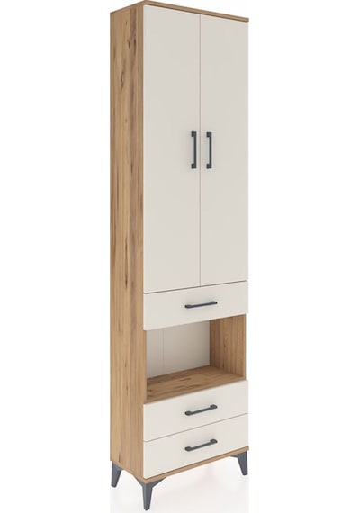 Arges Dolap 3 Raflı 3 Çekmeceli Tek Askılı 60x30x221 Çam-aytaşı Çam Arges Dolap 3 Raflı 3 Çekmeceli Tek Askılı 60x30x221 Çam-aytaşı Çam