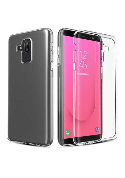 Galaxy Uyumlu J8 Zore Şeffaf Süper Silikon Kapak