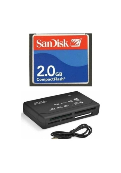 .sandisk 2 Gb Compact Flash Hafıza Kartı - Usb 2.0 Cf Kart Okuyucu