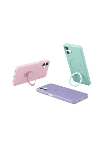 Newface - 465 - Samsung Galaxy Uyumlu A06 Regal Magsafe Standlı Kapak - Csmo-tex - - Lacivert Diğer