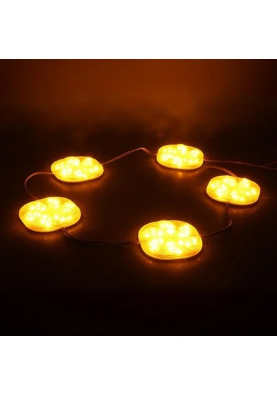 Powermaster Pm-14708 12 Volt 3 Watt Sarı Sabit 6565-2835 Modül Led 65x65x12mm