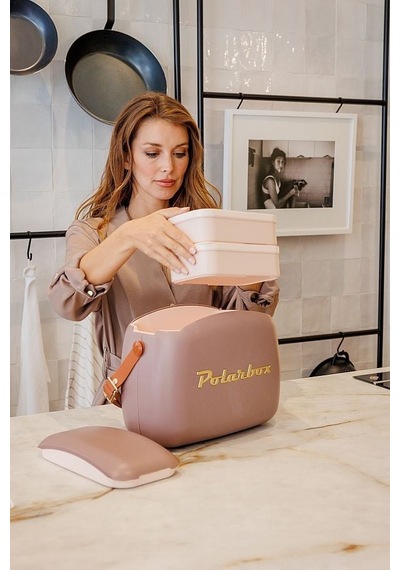 Polarbox Cooler 6 Lt - Mauve Gold Yemek Termosu Çift Katman Çok Renkli