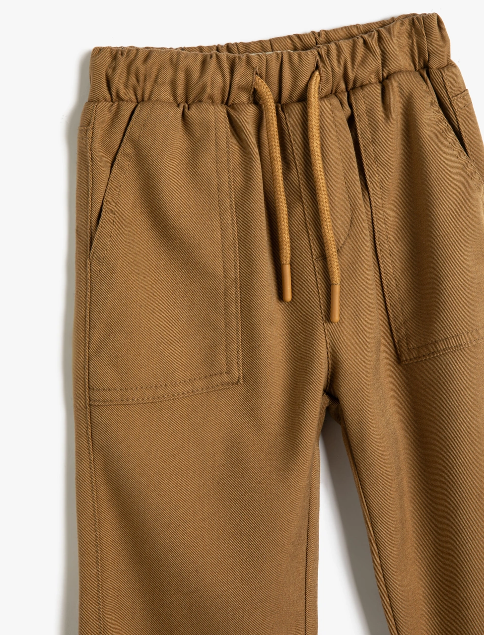 Koton Basic Jogger Kargo Pantolon Beli Bağlamalı Cepli Deve Tüyü 3skb40050tw Taba