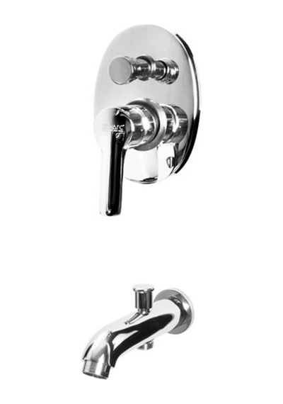 Newarc Premium Ankastre Banyo Bataryası Valfli Gagalı 832131 Krom