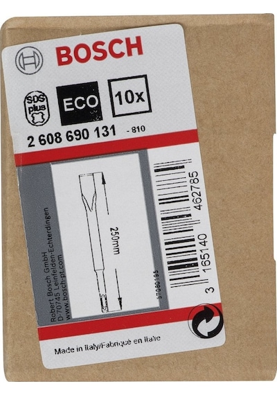 Bosch - Sds-plus Şaftlı Yassı Keski 250 20 Mm 10'lu