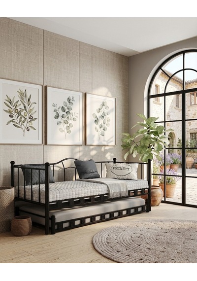 Missidea Kamelya Daybed Yavrulu Siyah Karyola 90x200 Cm 90 x 200 Missidea Kamelya Daybed Yavrulu Siyah Karyola 90x200 Cm 90 x 200