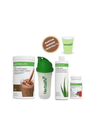Set1 Shake Çikolata Aloe Konsantre İçecek Shaker Klasik Çay 50 Gr