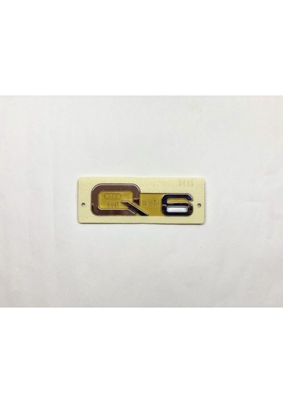 Audı Q6 Bagaj Yazısı 120mm-36mm Uyumlu