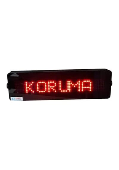 Sanec 1000 Metre Menzilli Masaüstü Kumandalı 12 Farklı Yazılı Kumandalı Makam Çağrı Tabelası Kasa Ölçüsü: 8x28 Cm - Çs.46