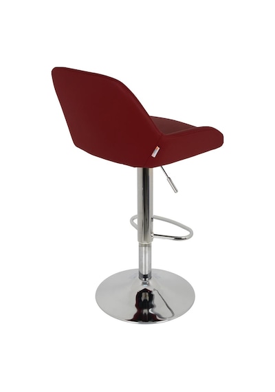 Bürocci Texas Bar Taburesi - Kahverengi Deri - 9506S0121 Çok Renkli