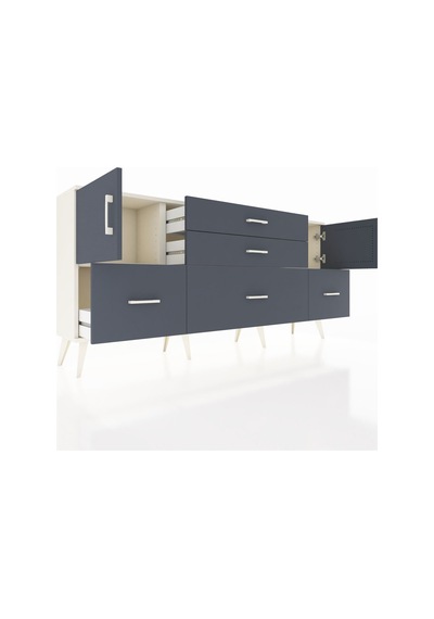 Arges Konsol 2 Raflı 5 Çekmeceli 2 Kapaklı 176x30x83 Aytaşı-antrasit/antrasit Antrasit/antrasit Arges Konsol 2 Raflı 5 Çekmeceli 2 Kapaklı 176x30x83 Aytaşı-antrasit/antrasit Antrasit/antrasit