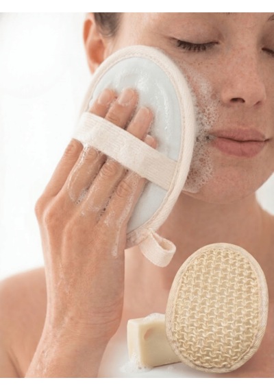 Beylini Sisal Yüz Eldiven Lifi Peeling Cilt Temizleme Banyo Duş Kesesi