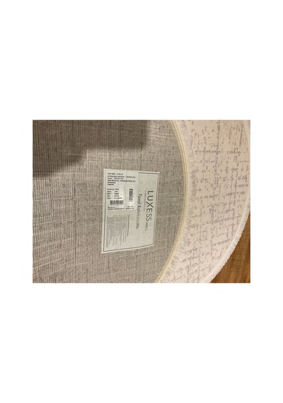 Tuval 1009 Krem Oval Halı