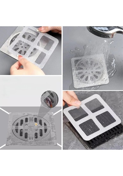 10'lu Banyo Ve Mutfak Lavabo Koku Önleyici Ve Haşere Böcek Önleyici Gider Filtresi Standart