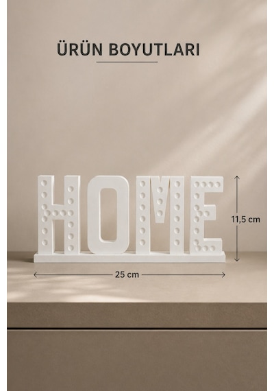 Home Dekoratif Masa Üstü Yazı Süsü Modern Ev Dekoru, Salon, Antre, Yatak Odası Ve Ofis İçin Şık De