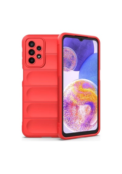 Samsung Galaxy Uyumlu   A23 4g Kılıf Optimum Silikon - Kırmızı