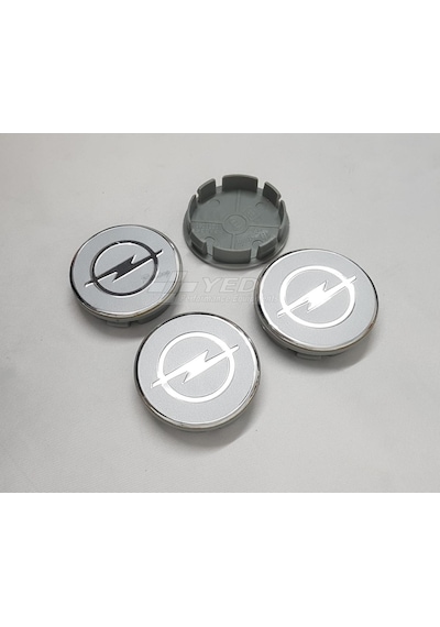 Jant Göbeği Opel Uyumlu 56/52 (52Mm Yuva) 4'Lü Silver