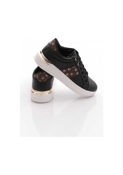 Benetton Bni-12132 Kadın Sneaker Ayakkabı Siyah Beyaz