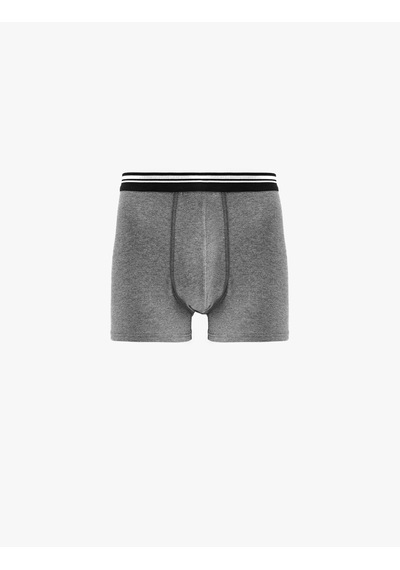 Koton Lastik Detaylı Pamuklu 3'lü Boxer Seti Antrasit Melange 6wlm90043mk Antrasit Melanj Koton Lastik Detaylı Pamuklu 3'lü Boxer Seti Antrasit Melange 6wlm90043mk Antrasit Melanj