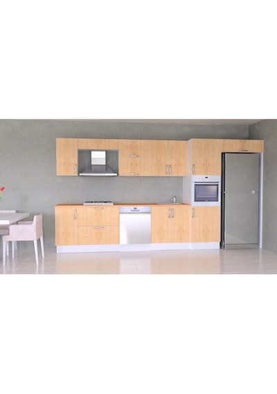 Mobilique Safir Tezgahsız Hazır Mutfak 408 CM