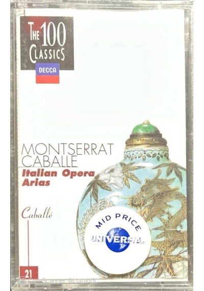 Plak Değildir Kaset Tir Montserrat Caballe Italian Opera Arias