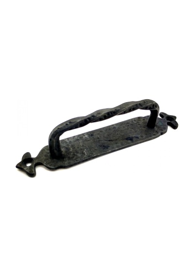 Antika Tarz Dekoratif Pirinç Burgulu Çekme Kol - 205x33 Mm, Oksit 11147012
