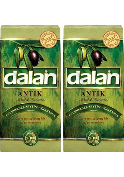 Antik Zeytin Yağlı Geleneksel Yeşil Kalıp Sabun 180 Gr. X 10 Lu Diğer