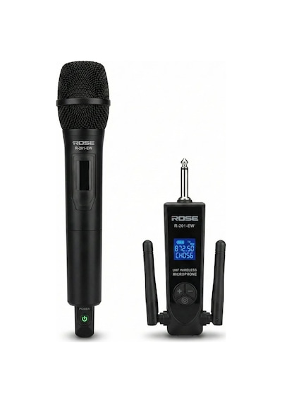 Rose R-201-ew Uhf Kablosuz Dijital El Mikrofonu