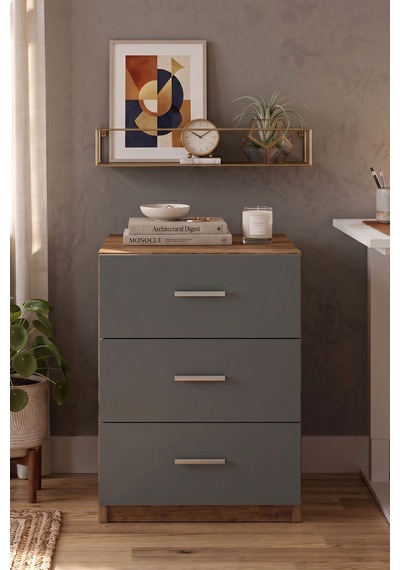 Yurudesign Vario C Ofis 3 Lü Keson Barok-Antrasit