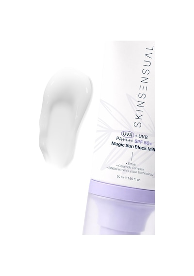 Magic Sun Block Milk Spf 50+ Yeni Nesil Filtreli Uva Uvb Yüz Güneş Kremi 50 Ml