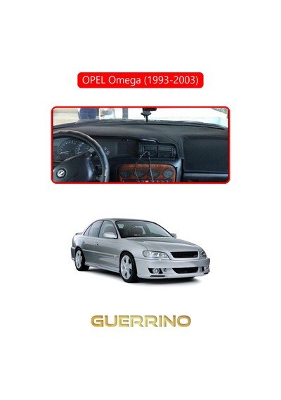 Opel Omega 1993-2003 Torpido Koruma Halısı Kırmızı Kenar