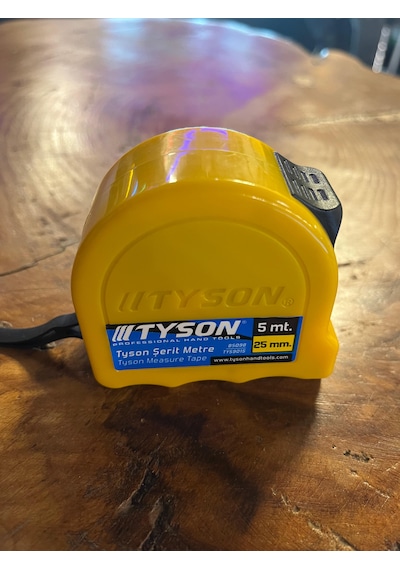 Tyson 5mt 25mm Şerit Metre